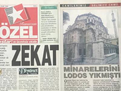 Star Gazetesi Ramazan Özel Eki 28 Aralık 1999 -Selimiye Camii -Zekat GZ36396 - 1