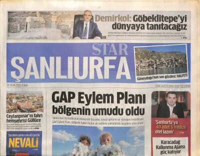 Star Gazetesi Şanlıurfa Eki 30 Ocak 2015 - Tarihin Ve Medeniyetin Buluştuğu Merkez Harran Üniversitesi GZ105920 - 1