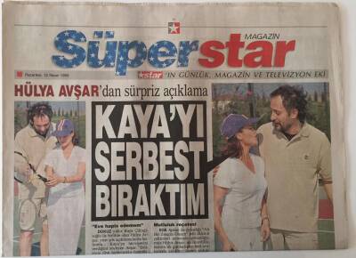 Star Gazetesi Süper Star Magazin Eki 12 Nisan 1999 - Hülya Avşardan Sürpriz Açıklama Kayayı Serbest Bıraktım GZ26554 - 1
