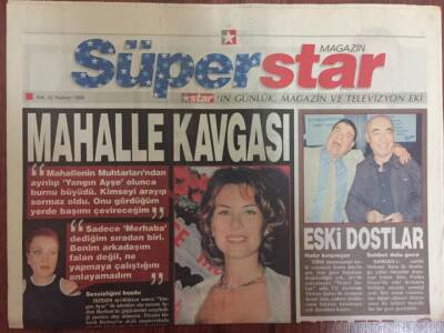 Star Gazetesi Süper Star Magazin Eki 22 Haziran 1999 - Mahalle Kavgası GZ26538 - 1