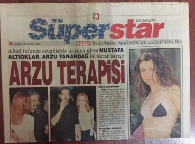 Star Gazetesi Süper Star Magazin Eki 28 Haziran 1999 - Mustafa Altınoklar Arzu Yanardağ İle Yeniden Barıştı GZ26529 - 1