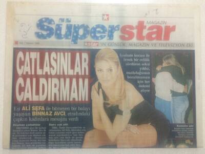 Star Gazetesi Süperstar Eki 1 Haziran 1999 - Binnaz Avcı,Çatlasınlar Çaldırmam GZ38126 - 1