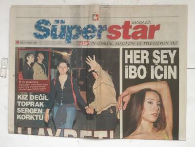 Star Gazetesi Süperstar Eki 13 Nisan 1999 - Her Şey İbo İçin GZ8473 - 1