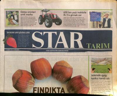 Star Gazetesi Tarım Eki 13 Şubat 2013 - Datça Ürünleri Artık Marka - THYden Türk Ürünlerine Destek GZ125919 - 1
