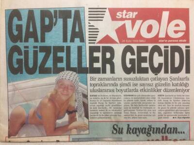 Star Gazetesi Vole Eki 27 Eylül 1999 - Gapta Güzeller Geçidi GZ34851 - 1