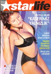 Star Life Magazin Dergisi 20 Haziran 1999 - Duygu Akar: Yalnızlık Kaderimiz - Atilla Dorsay-Türkan Şoray - Beyaz Yine Yakalandı NDR89518 - Gökçekoleksiyon