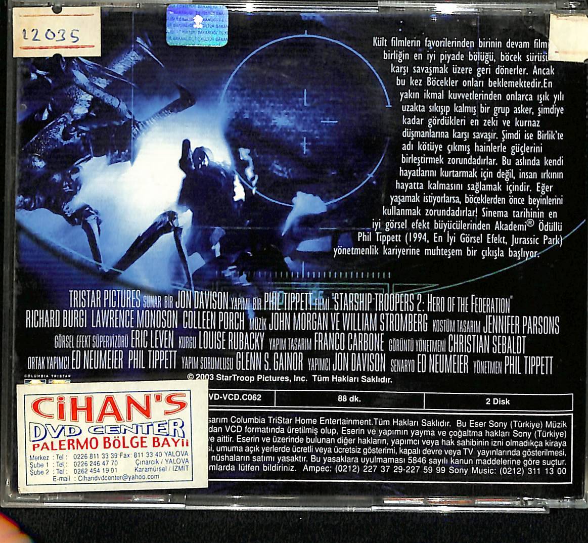 Starship Troopers 2 VCD Film VCD14992 - 2