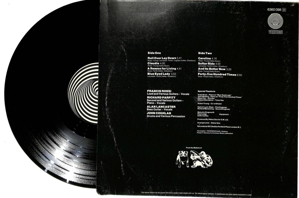 Status Quo - Hello (Almanya Baskı) LP PLAK (10/8.5) PLK25952 - 2