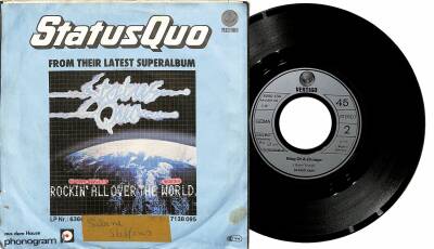 Status Quo – Rockin All Over The World (1977 - Almanya) 109 PLK19388 - 2