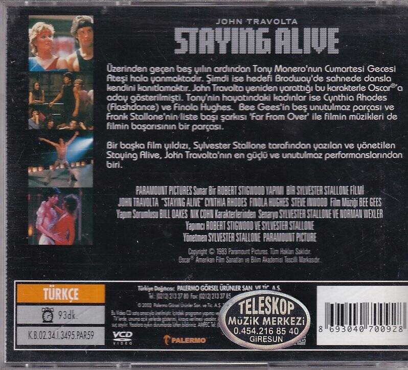 Staying Alive VCD Film VCD9474 - 2