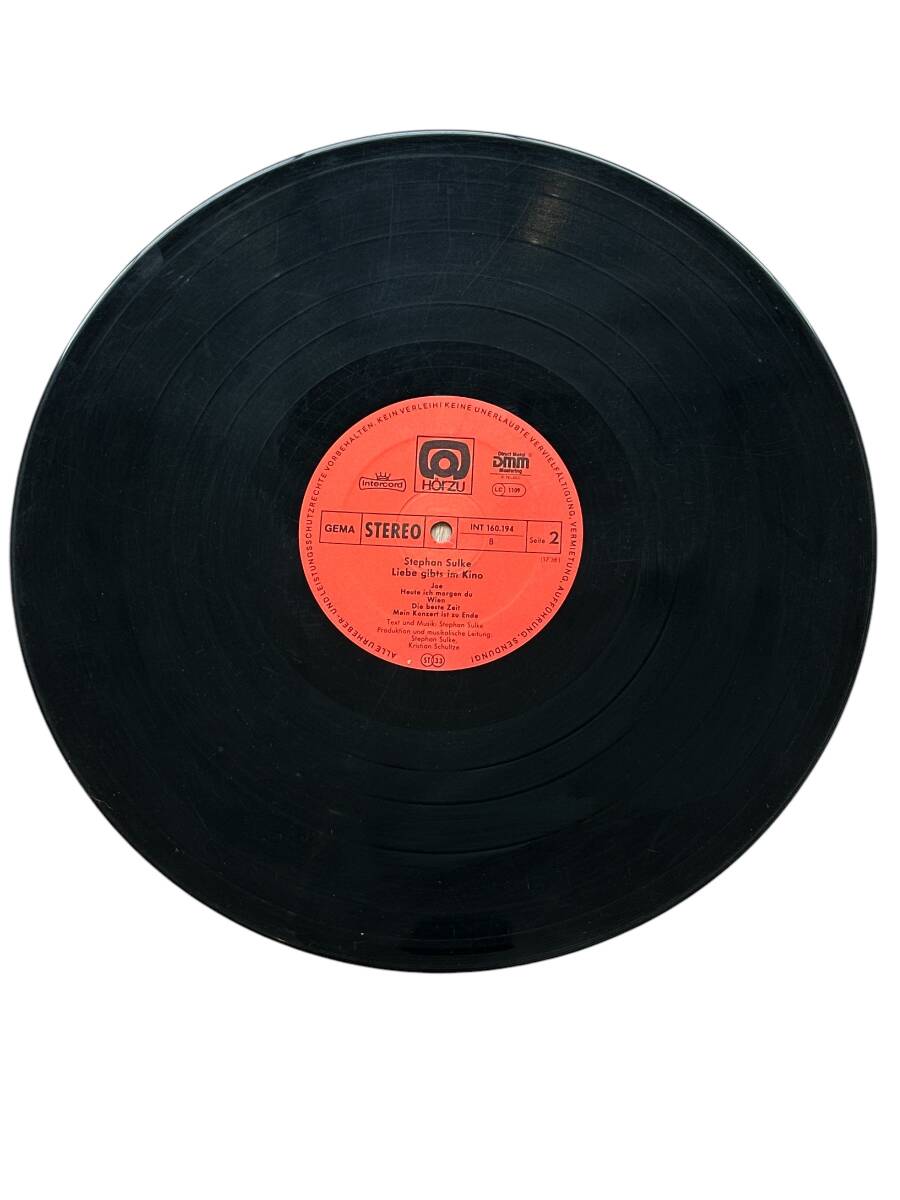 Stephan Sulke - Liebe Gibts Im Kino LP Plak (10/7) PLK25453 - 1