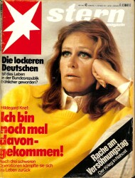 Stern Magazin 11 Oktober 1973 - Hildegard Knef, Spiro Agnew NDR85233 - Gökçekoleksiyon