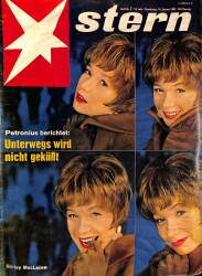 Stern Magazin 14 Januar 1962 - Shirley Maclaine, Brigitte Bardot, Gil Lator NDR85187 - Gökçekoleksiyon