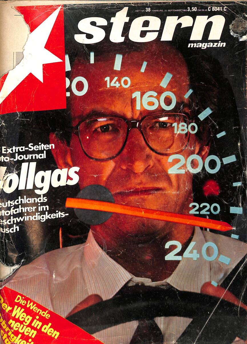 Stern Magazin 15 September 1983 - Vollgas, Nastassja Kinski, Generalstabschef Ogarkow, Claudia Judenmann NDR92140 - 1