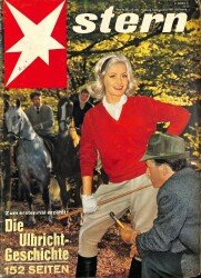 Stern Magazin 19 November 1961 - Juan Peron, Elisabeth Mössbauer, Sohn Peter NDR85199 - Gökçekoleksiyon