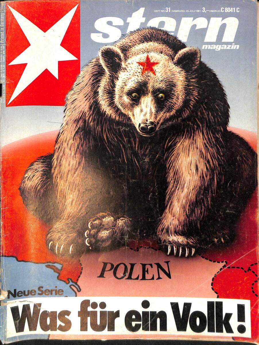 Stern Magazin 23 July 1981 - Polonya (Polen), Reagans, Pekings Kampf, Walter Kempowski NDR92145 - 1