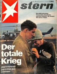 Stern Magazin 25 Februar 1968 NR.8 - Der Hölle entronnen: Verwundete Amerikaner nach der Schlacht. Der Schock löst sich in Tränen NDR91766 - Gökçekoleksiyon