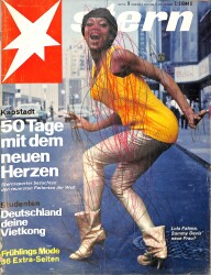 Stern Magazin 3 Marz 1968 NR.9 - Lola Falana, Sammy Davis' neue Frau? - Stern Reporter besuchten den teuersten Patienten der Welt NDR91764 - Gökçekoleksiyon