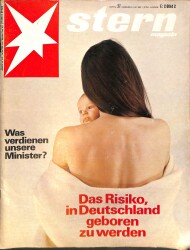 Stern Magazin 6 Juli 1969 NR.27 - Was Verdienen Unsere Minister? - Das Risiko, in Deutschland Geboren zu Werden NDR91756 - Gökçekoleksiyon