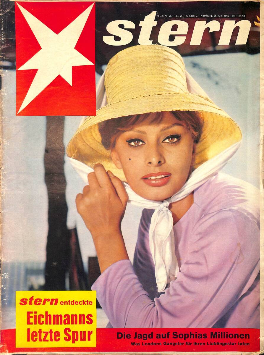 Stern Magazin – Nr.26 – 25 Juli 1960 – Deckel: Sophia Loren - Sophia und die Gangster NDR100468 - 1