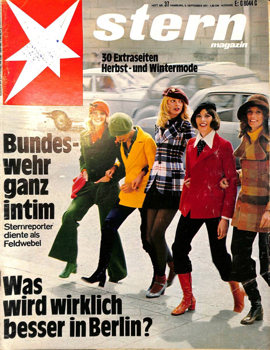 Stern Magazin – Nr.37 – 5 September 1971 – Walter Lauterberg - Andrej Gromyko - Serge Gainsbourg - Marianne Gaby Landhage NDR100429 - 1
