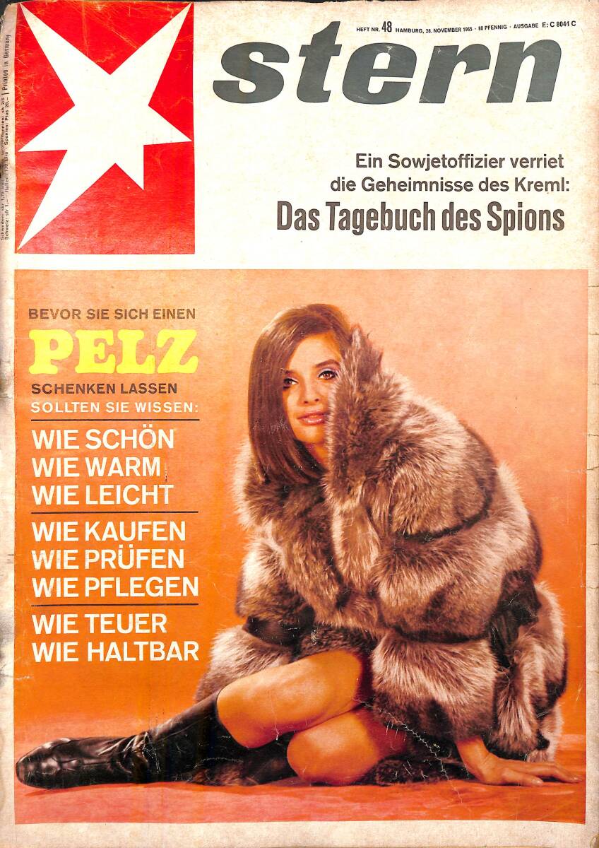 Stern Magazin – Nr.48 – 28 November 1965 – Helmut Kraft – André Courrèges – Audrey Hepburn NDR100870 - 1