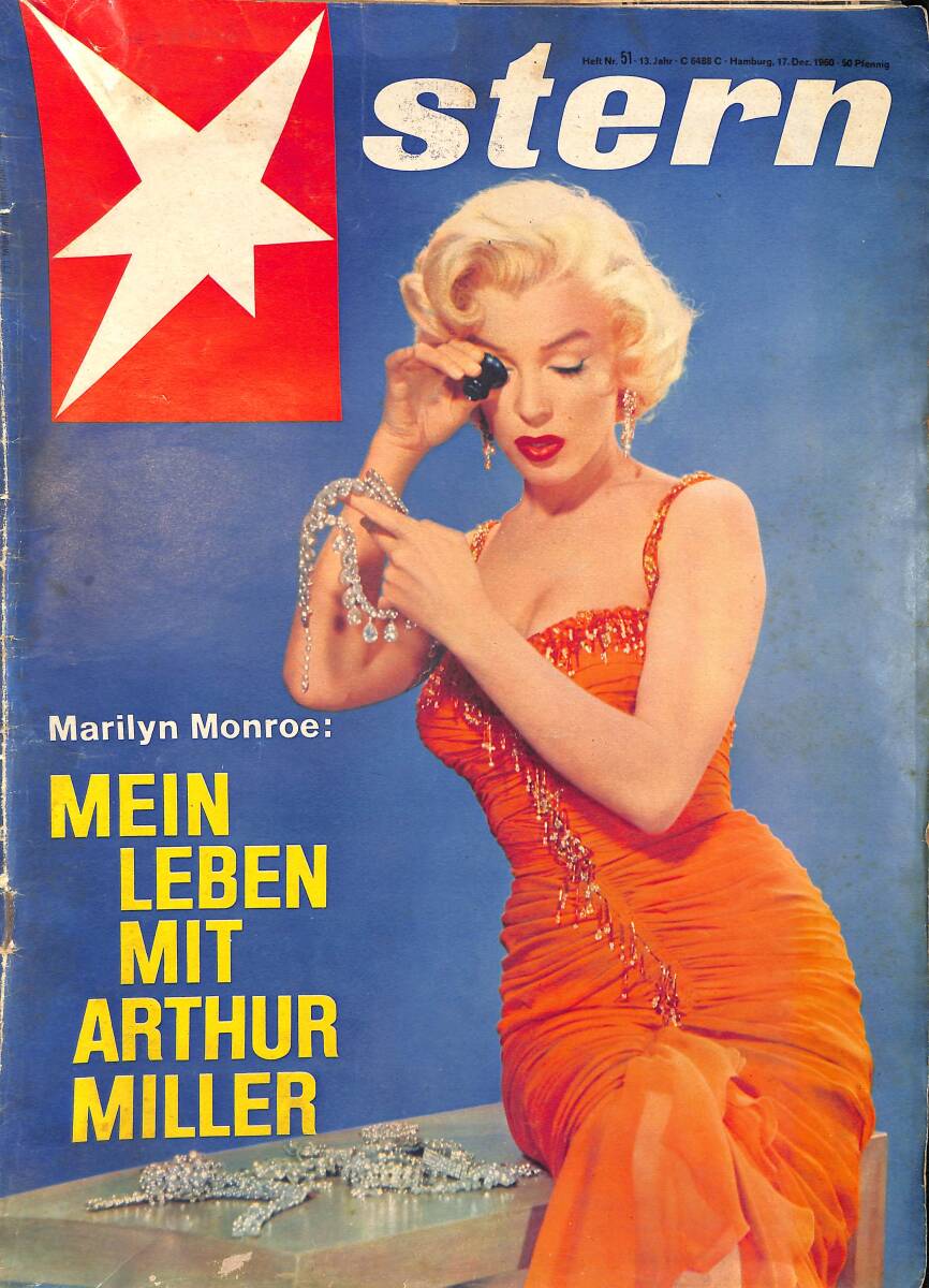 Stern Magazin – Nr.51 – 17 Dezember 1960 – Deckel: Marilyn Monroe - Marilyn Monroe: Mein Leben Mit Arthur Miller NDR100456 - 1