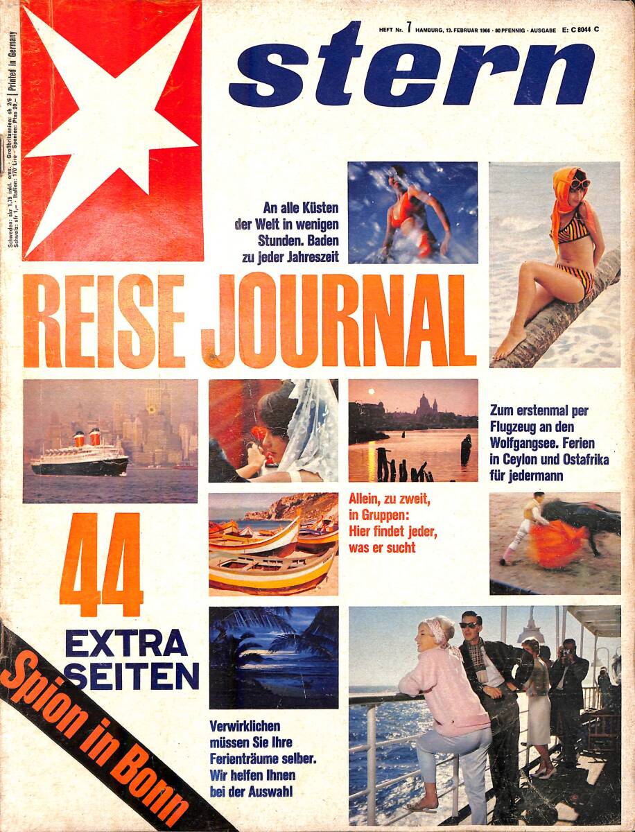 Stern Magazin – Nr.7 – 13 Februar 1966 – Britt Semand – Wolfgang Fründt – Heide Bitterhoff – Jutta Nawroth NDR100873 - 1