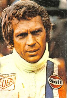 Steve McQueen Eski Büyük Boy Kartpostal (24x34 cm) KRT12583 - 1