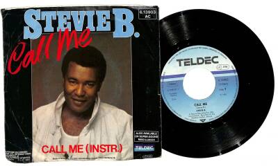 Stevie B - Call Me Call Me (Instrumental) Plak (109.5) PLK19713 - 1