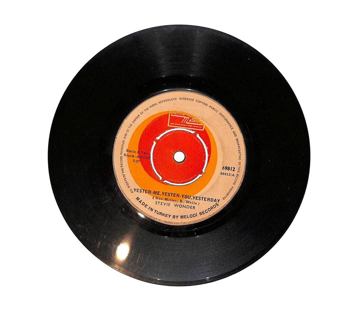 Stevie Wonder - I'd Be A Fool Right Now / Yester-me Yester-you Yesterday PLAK (10/7.5) PLK26007 - 1