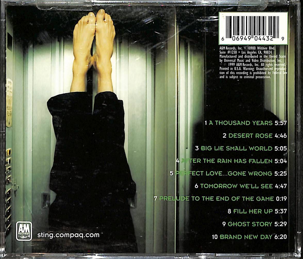 Sting - Brand New Day (1999) CD (İkinci El) CD4102 - 2