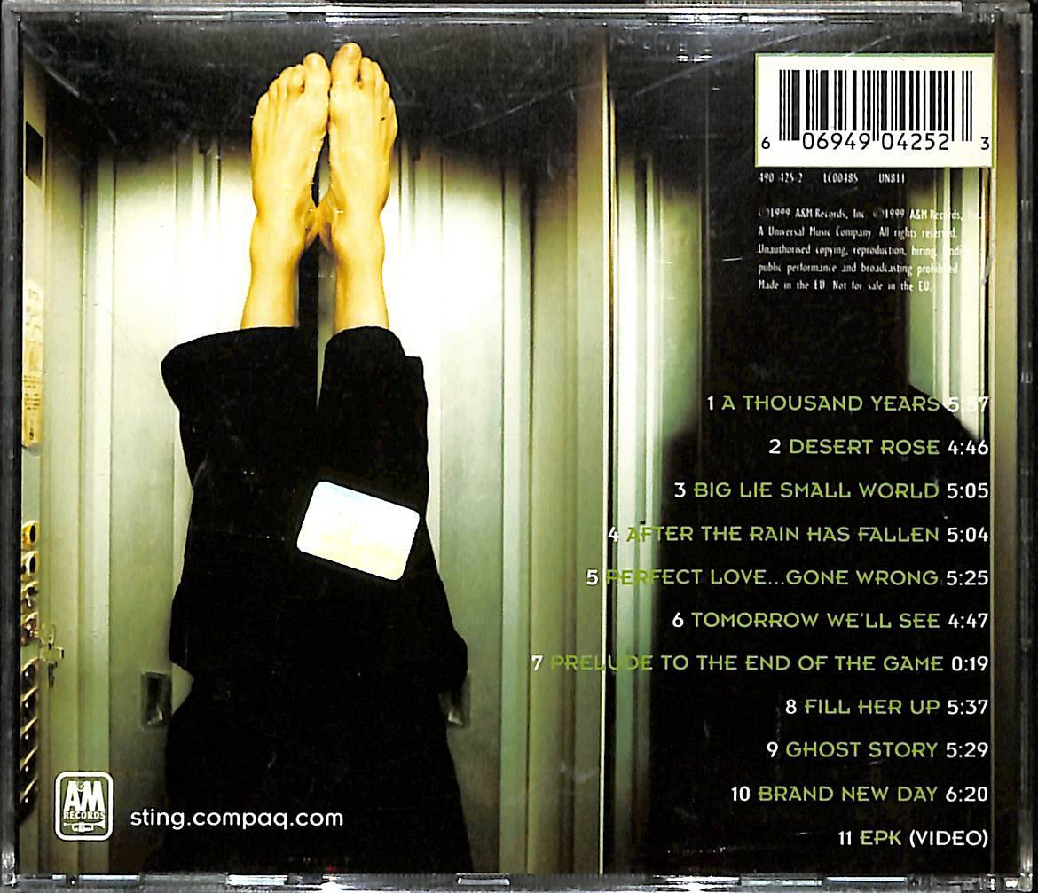 Sting - Brand New Day (1999) CD (İkinci El) CD4629 - 2