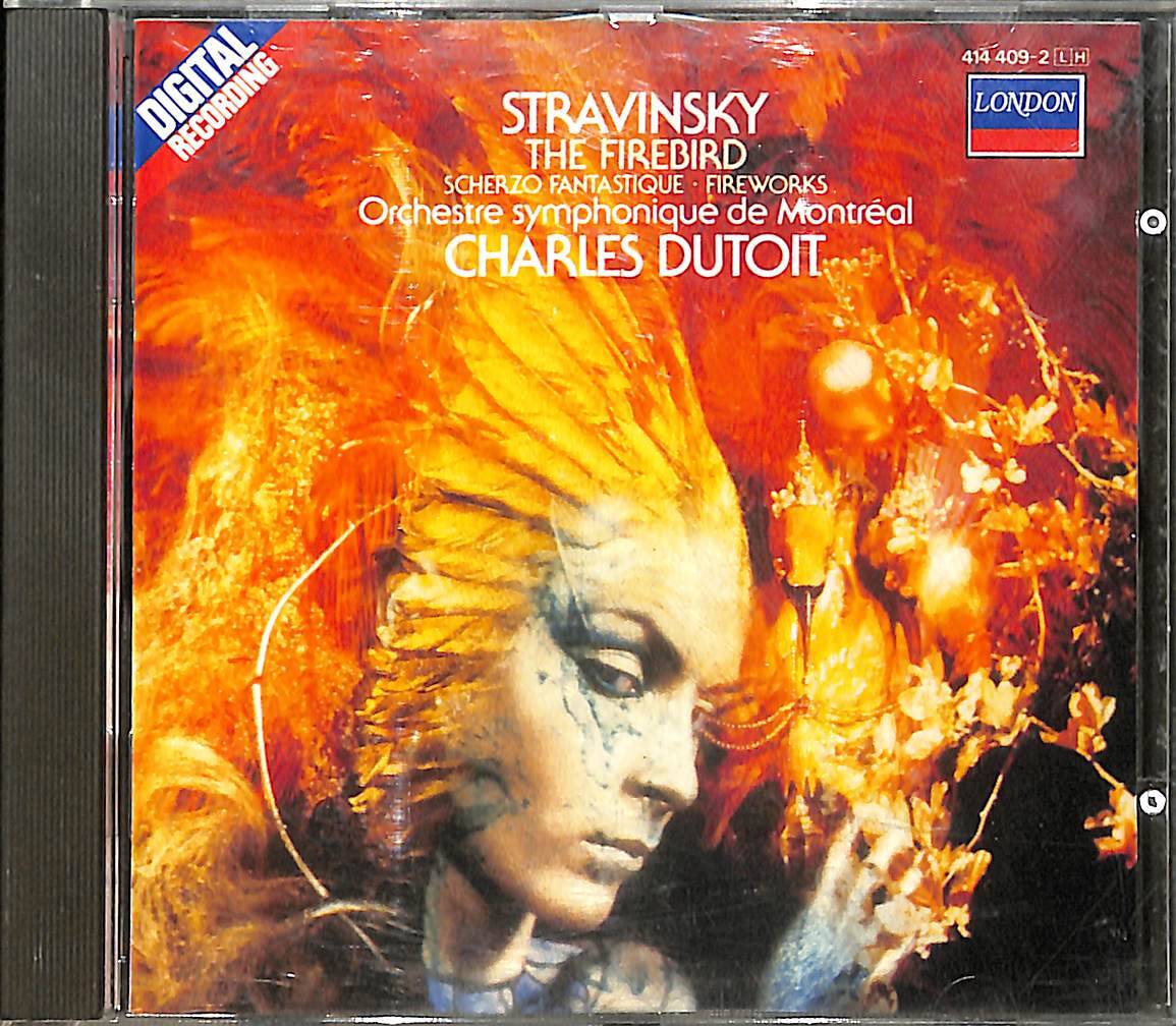 Stravinsky - Orchestre symphonique de Montréal, Charles Dutoit ‎- The Firebird - Scherzo Fantastique - Fireworks CD (İkinci El) CD4306 - 1