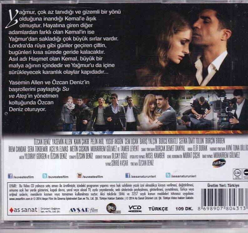 Su Ve Ateş VCD Film VCD9968 - 2
