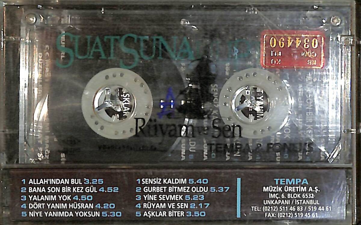 Suat Suna - Rüyam Ve Sen Kaset (İkinci El) KST26668 - 2