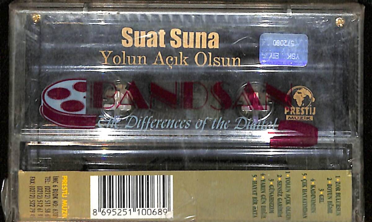 Suat Suna - Yolun Açık Olsun Kaset (Sıfır Kaset) KST29551 - 2
