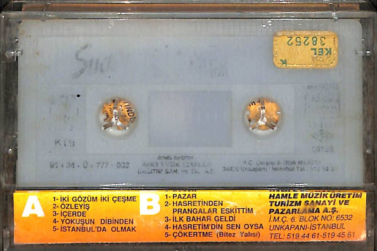 Suavi - Deli Gönlüm Kaset (Kemik Baskı-Sarı Bandrol- İkinci El) KST26228 - 2