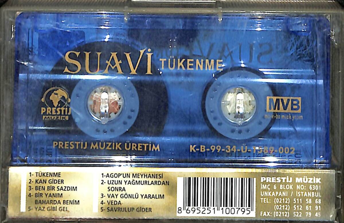 Suavi - Tükenme Kaset (İkinci El) KST27380 - 2