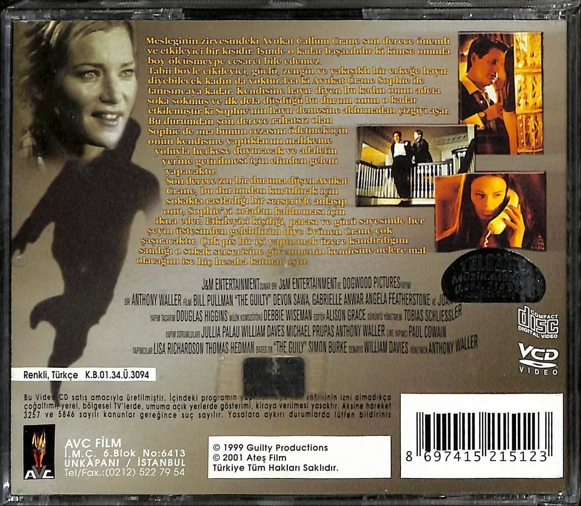 Suçlu (Bill Pullman) VCD Film VCD15645 - 2