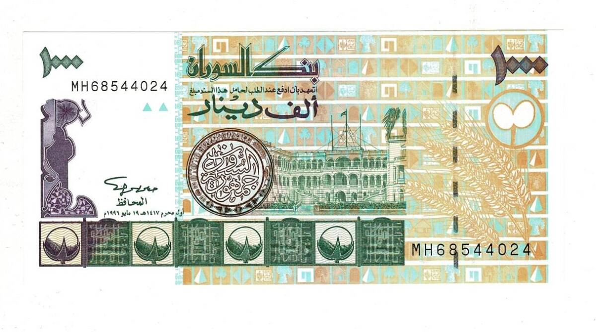 Sudan 1000 Dinar 1996 Çil YKP8079 - 1