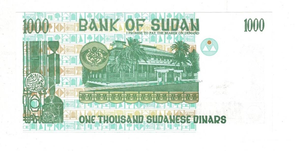 Sudan 1000 Dinar 1996 Çil YKP8079 - 2