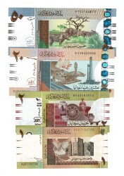 Sudan 50/20/2/1 Pound 2015 Set ÇİL YKP8433 - 3