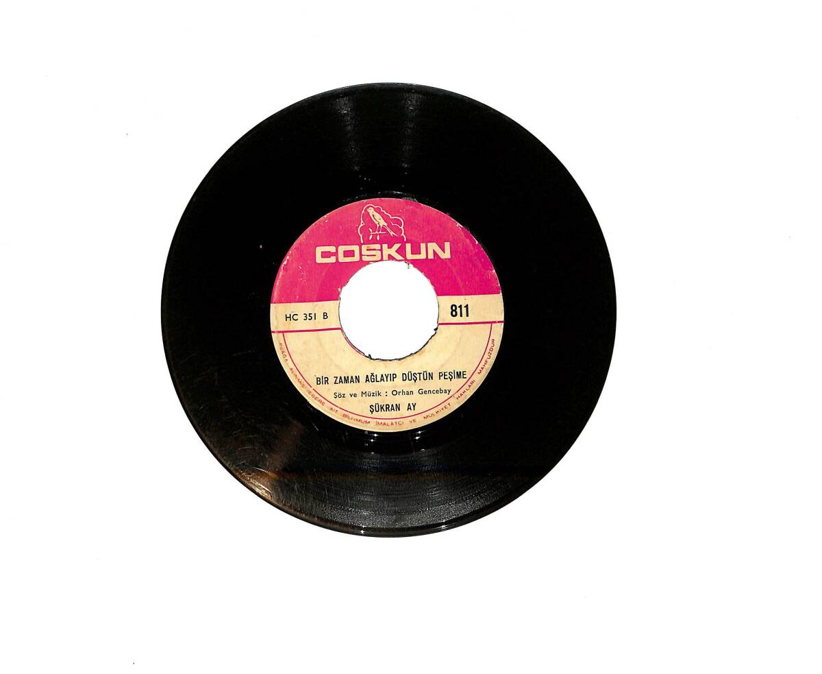 Şükran Ay – Benimde Canım Var / Bir Zaman Ağlayıp Düştün Peşime 45'lik Plak (10/7) PLK27025 - 1