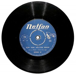 Şükran Ay – Her Gecenin Bir Sabahı Her Derdin Bir Sonu Vardır & İçim Kan Ağlıyor Benim 45'lik Plak (10/7) PLK27258 - 2