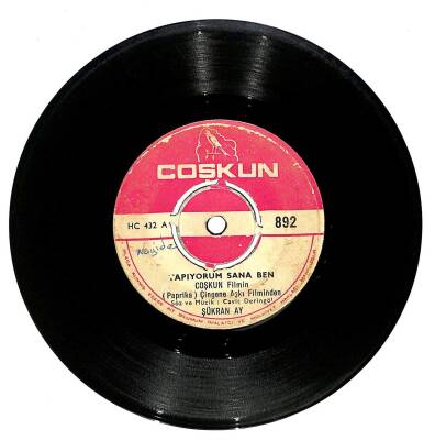 Şükran Ay - Tapıyorum Sana Ben(Coşkun Filmin Çingene Aşkı Filminden) Kim Derdiki Biz Ayrılacaktık Plak (107.5) PLK19679 - 1