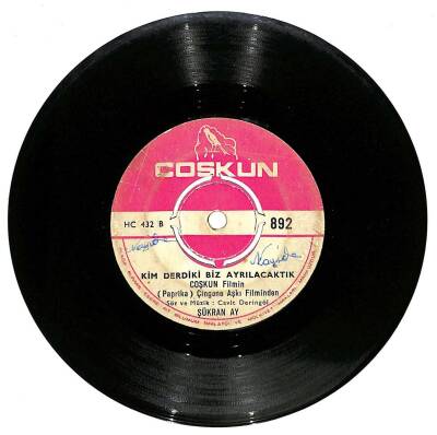 Şükran Ay - Tapıyorum Sana Ben(Coşkun Filmin Çingene Aşkı Filminden) Kim Derdiki Biz Ayrılacaktık Plak (107.5) PLK19679 - 2