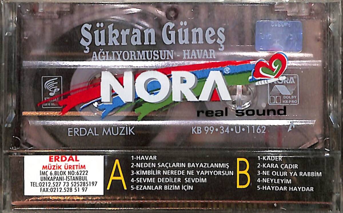Şükran Güneş - Ağlıyor Musun ? Kaset (Sıfır) KST28521 - 2