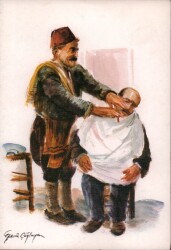 Şükrü Çağlayan Suluboya Kartpostal KRT3372 - Gökçekoleksiyon