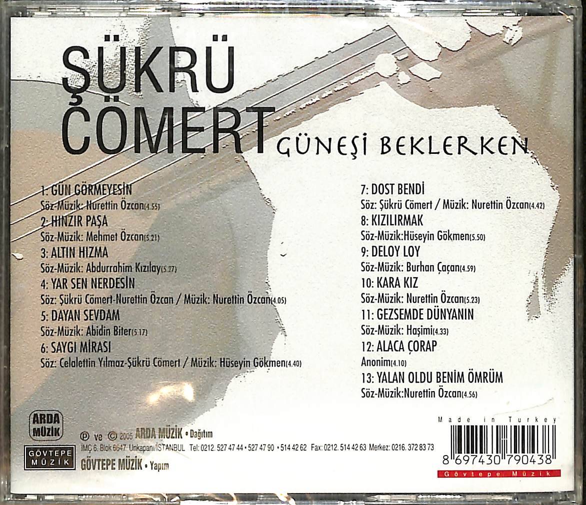 Şükrü Cömert - Güneşi Beklerken CD (Sıfır) CD4712 - 2